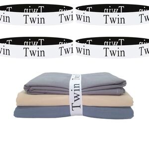 Bed Sheet Organizer Stretch Bands for Storage get 2 packs 4 Bands each TWIN pack